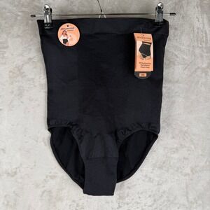 Shapermint Essentials High-Waisted Shaper Panty Black Tummy Control 3XL 54008